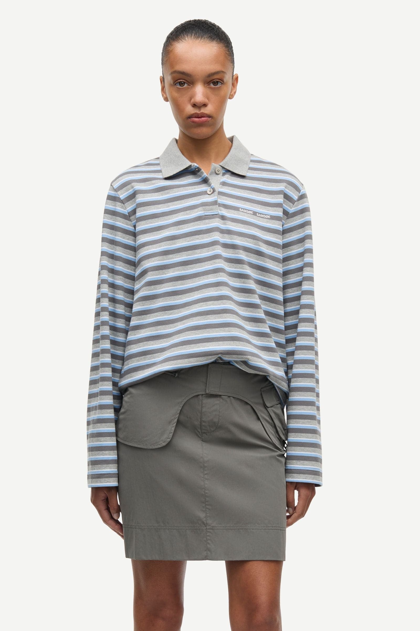 Sadover ls polo 15512 Grey Blue St.