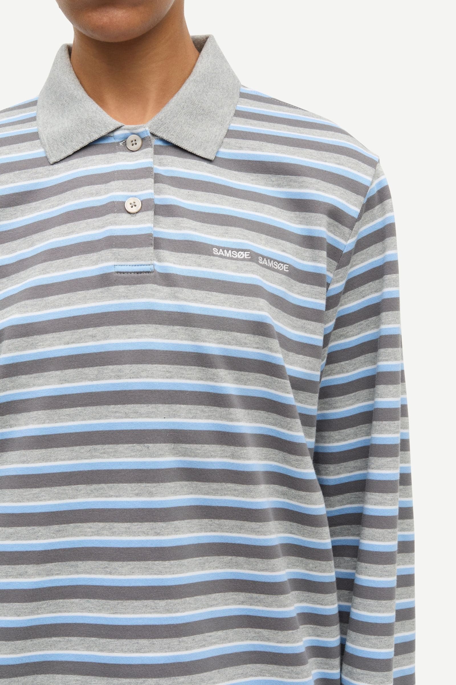 Sadover ls polo 15512 Grey Blue St.