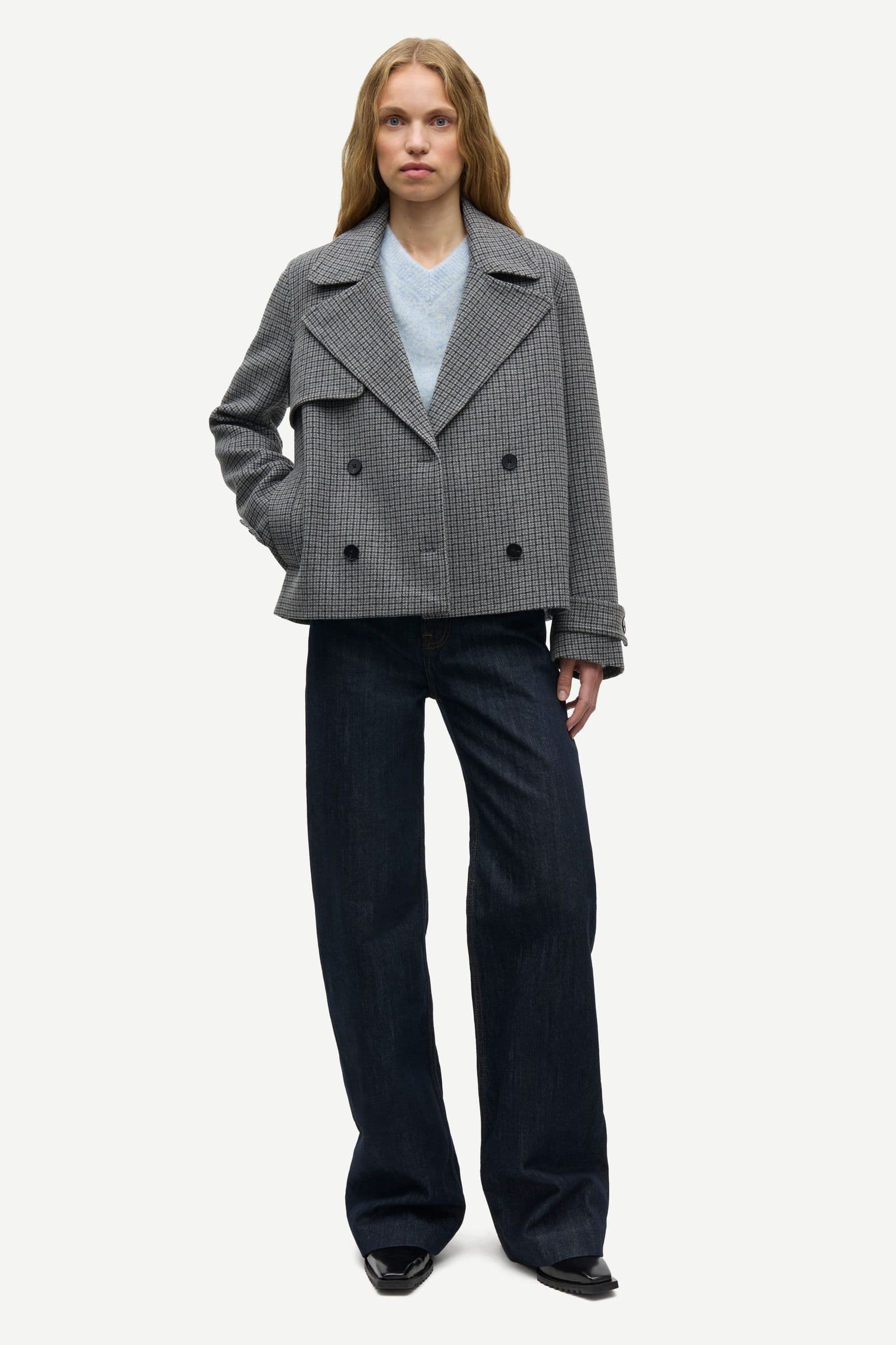 Samarta jacket 15771 Grey Mel. Ch.