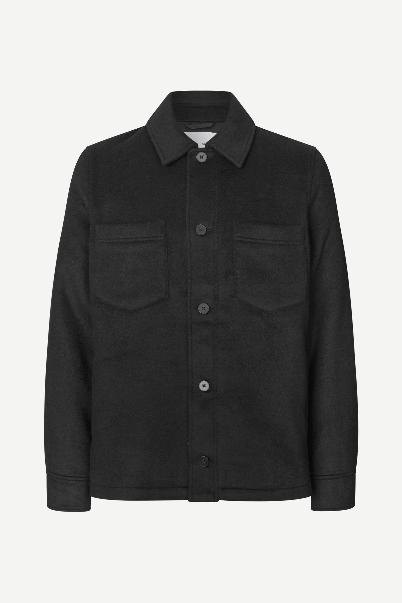 Sapally z shirt jacket 14883 Black