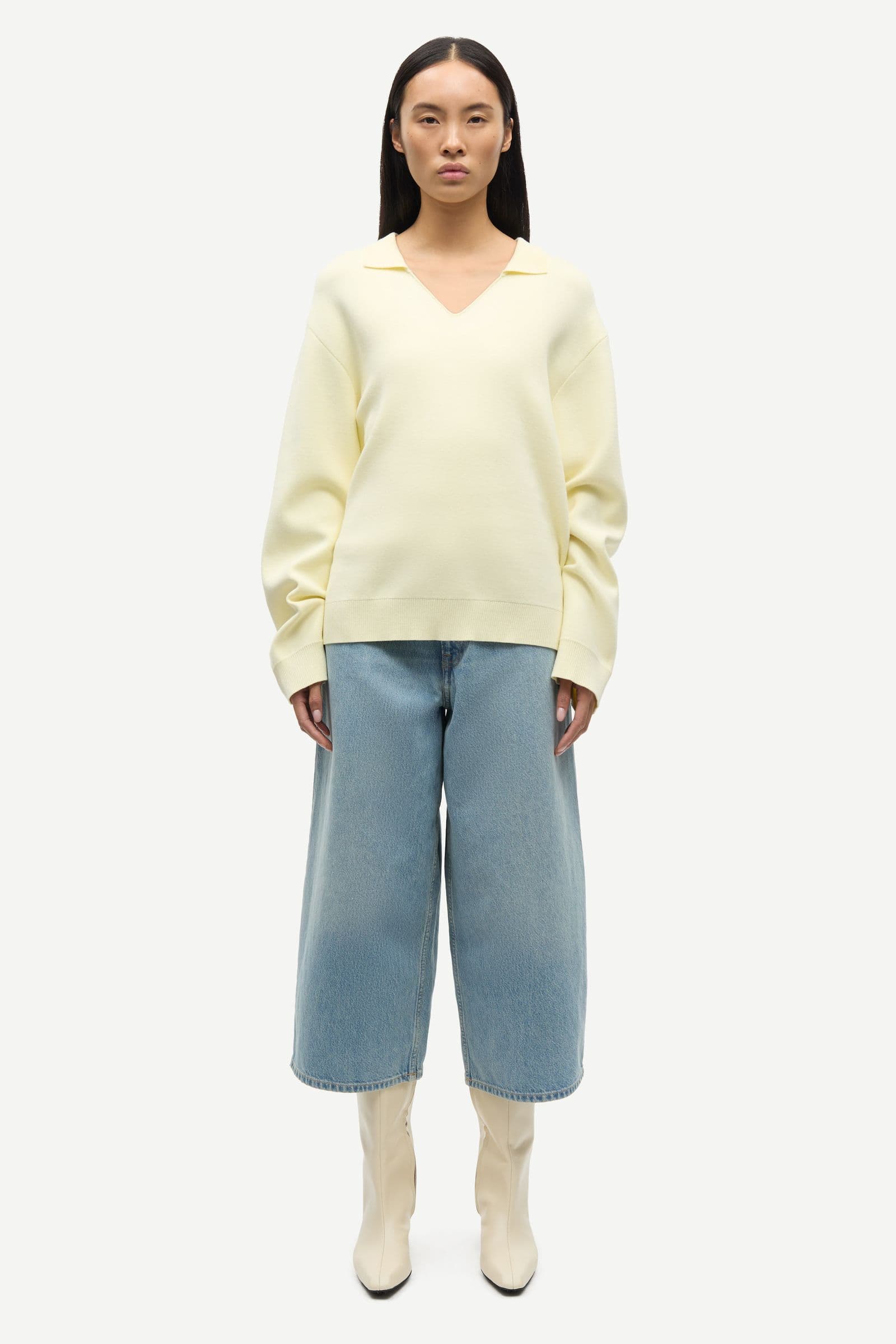 Saanne polo 15825 Ethereal Green