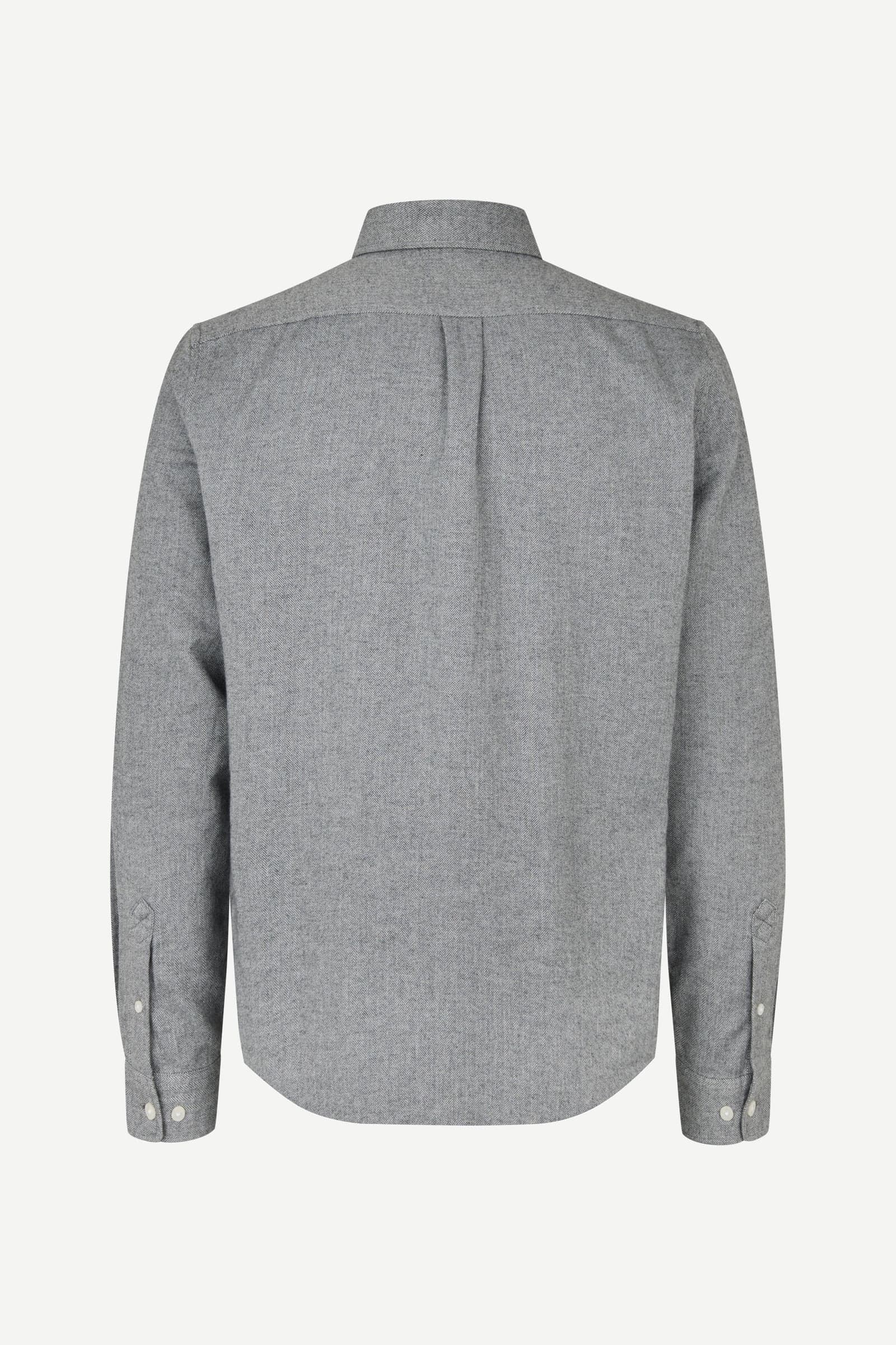 Saliam NJ shirt 15839 Grey Herringbone