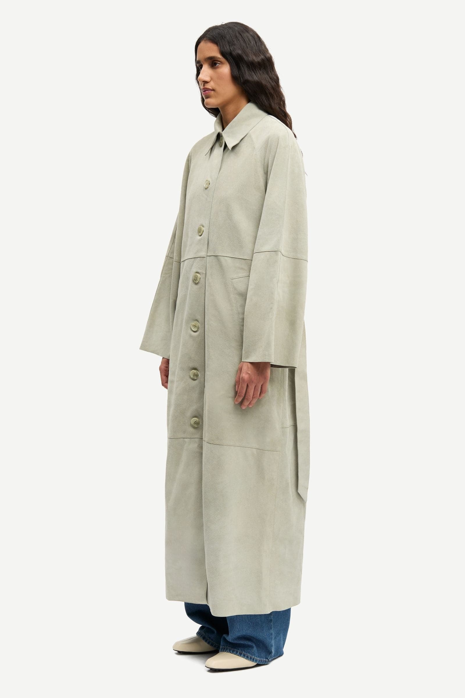 Sarae coat 15927 Ethereal Green