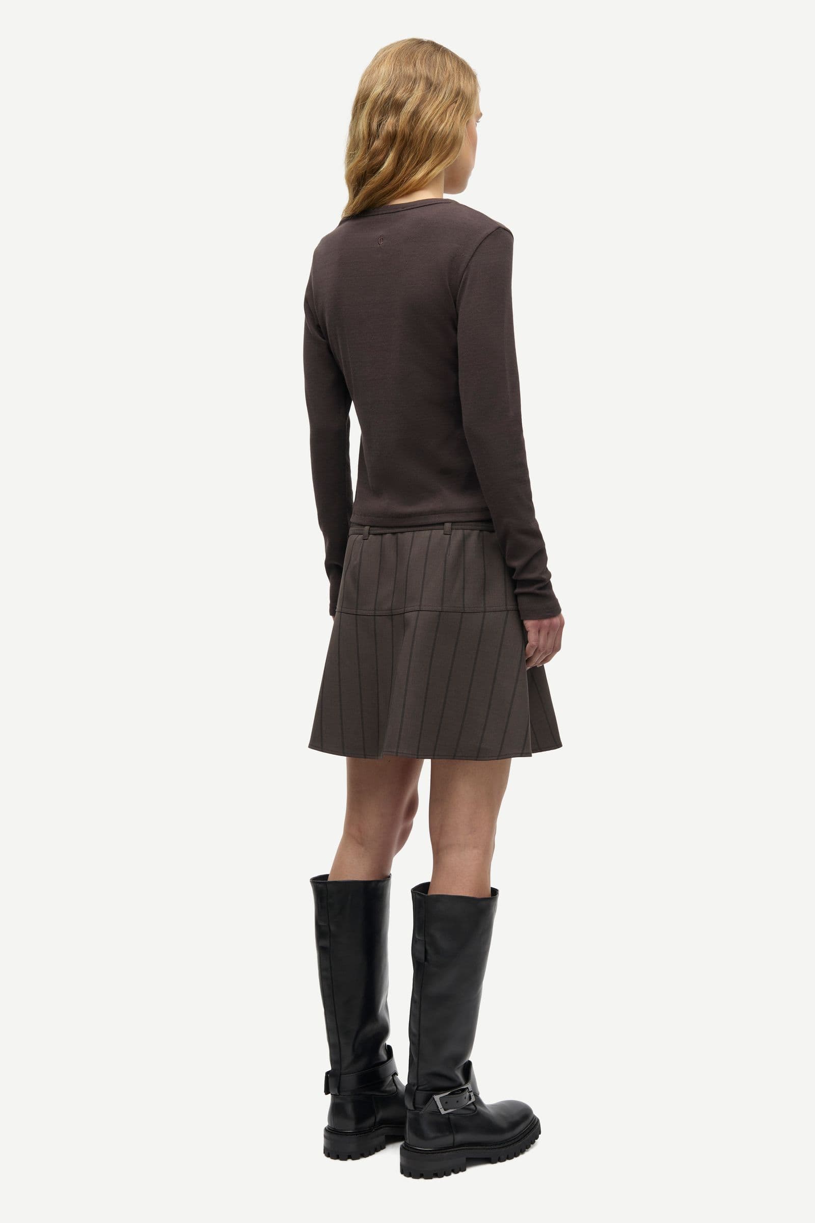 Saalexo LS cardigan 7542 Mulch