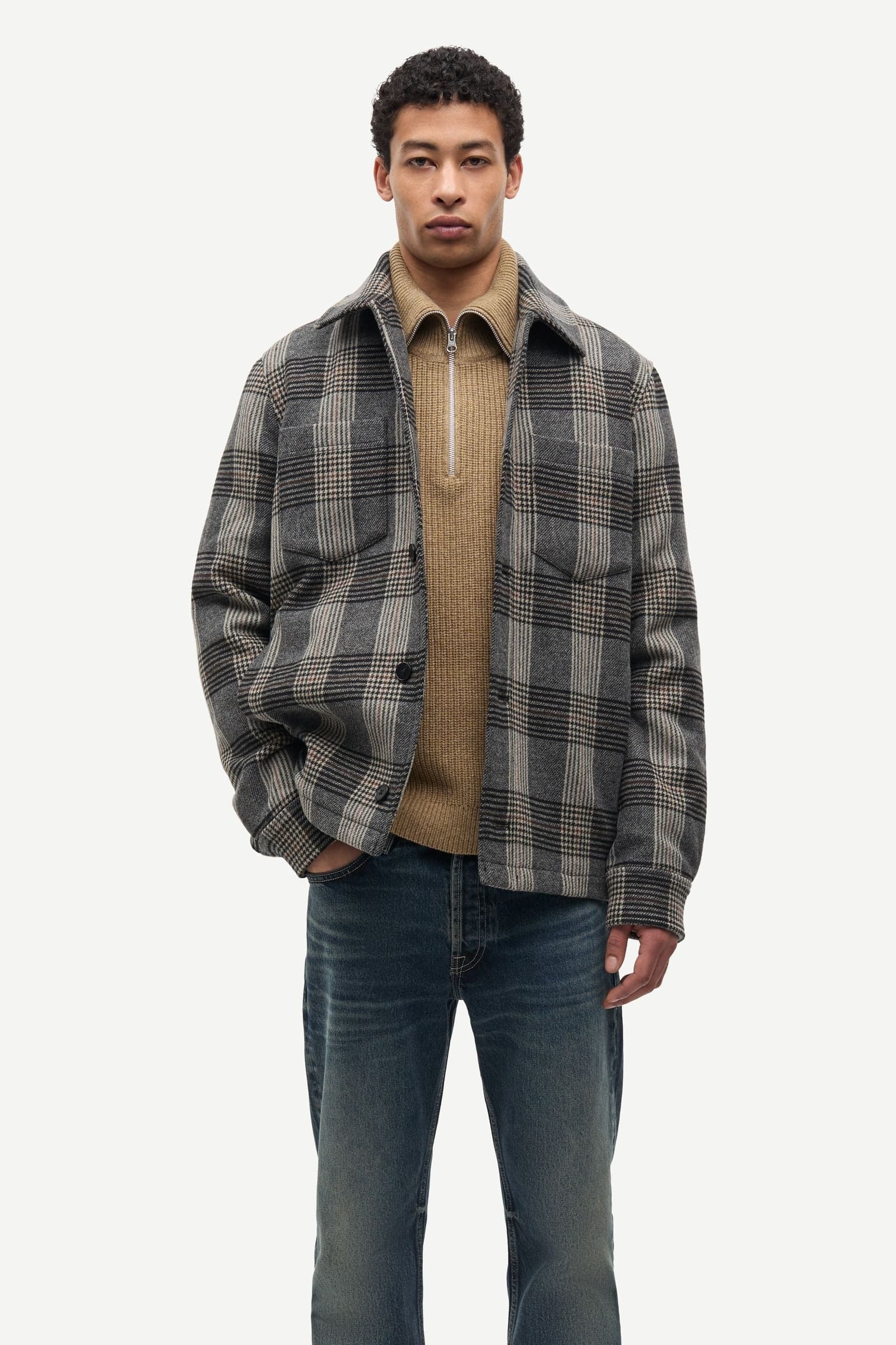 Sapally Z shirt jacket 14163 Bitter Chocolate ch.