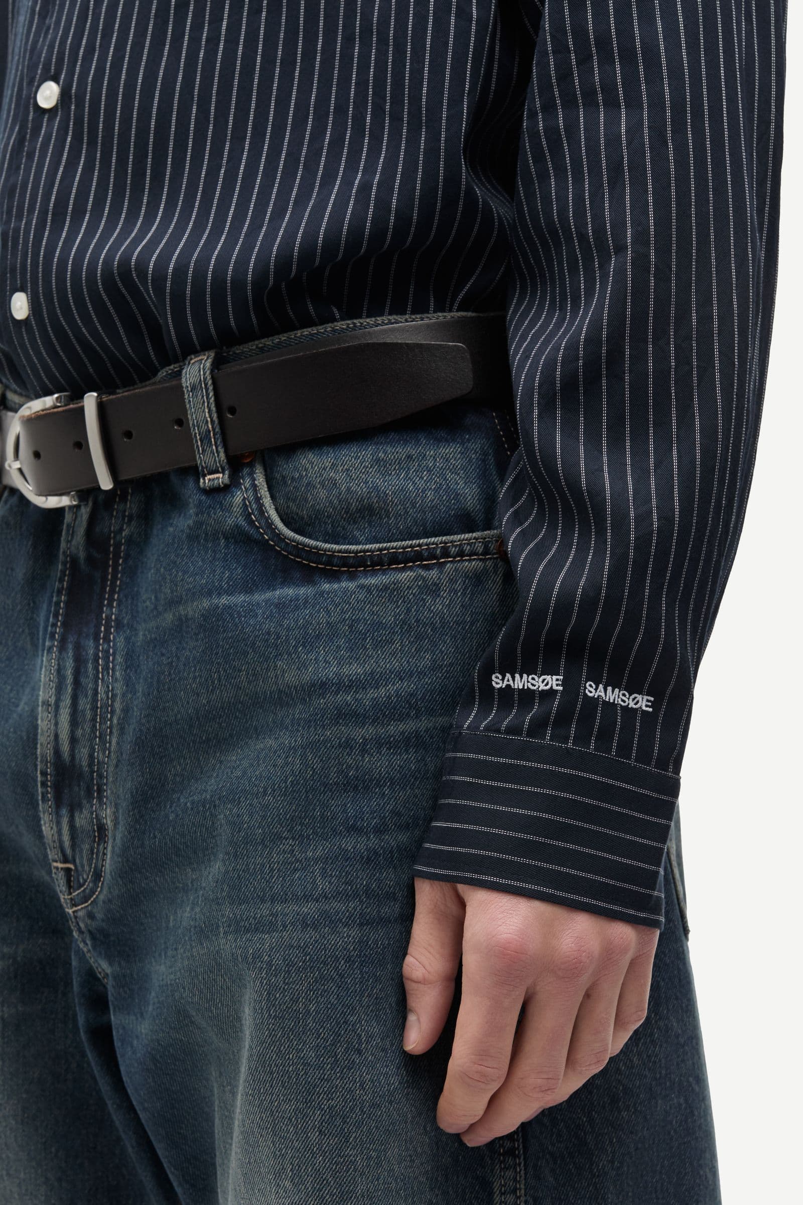 Saryan P shirt 16067 Salute Pinstripe