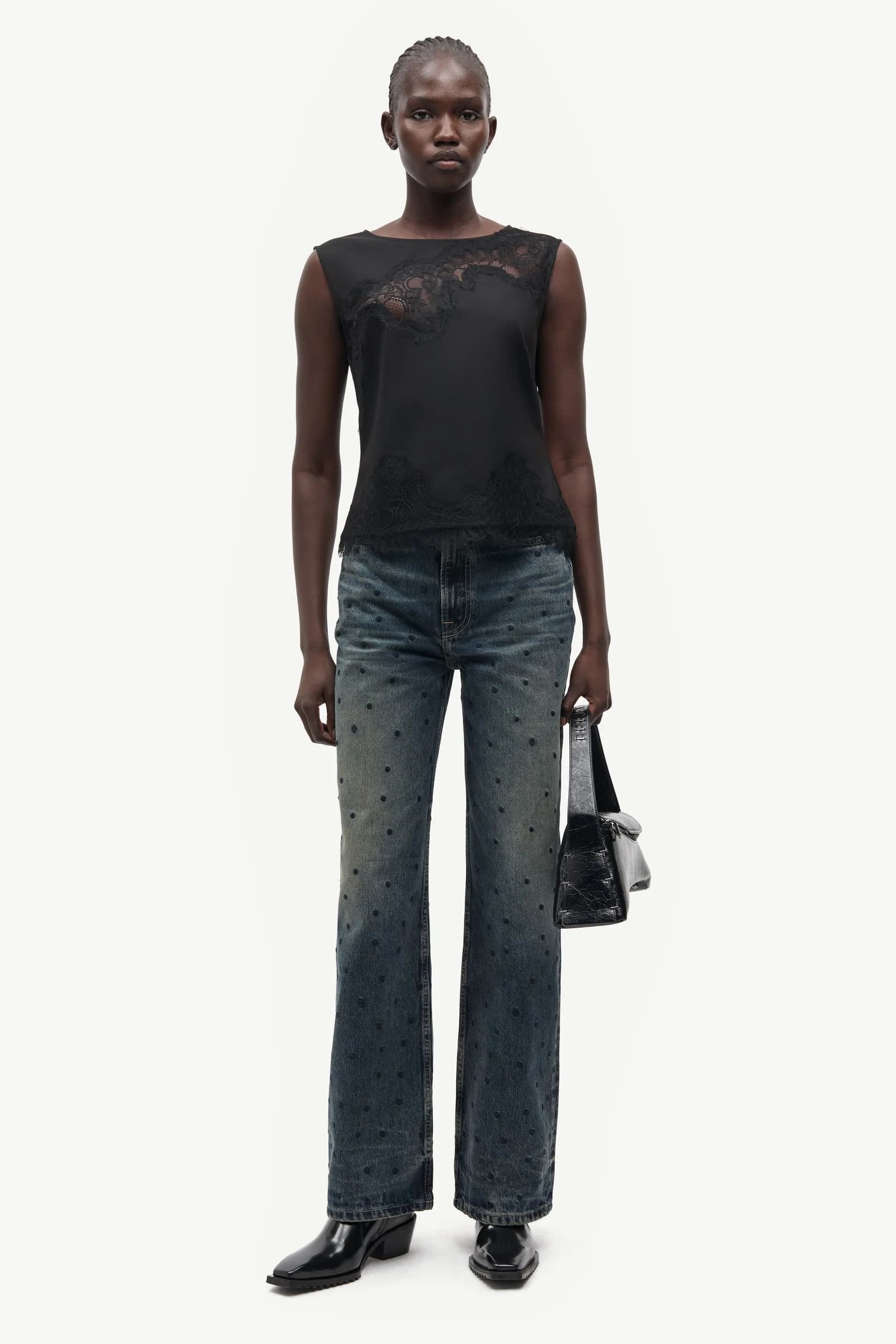 Sashelly jeans deco 16140 Mud wash