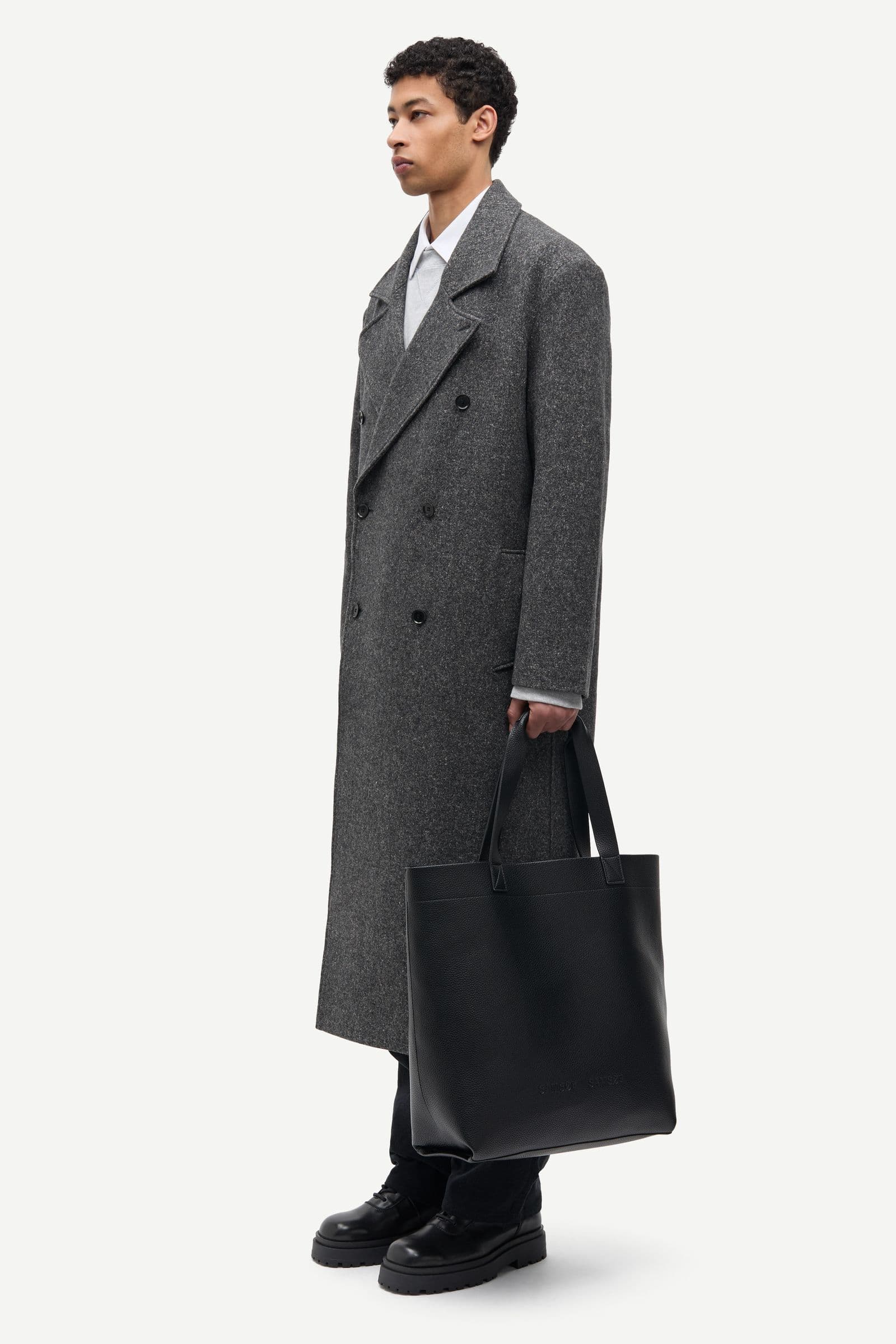Savince coat 16188 Dark Grey Mel.