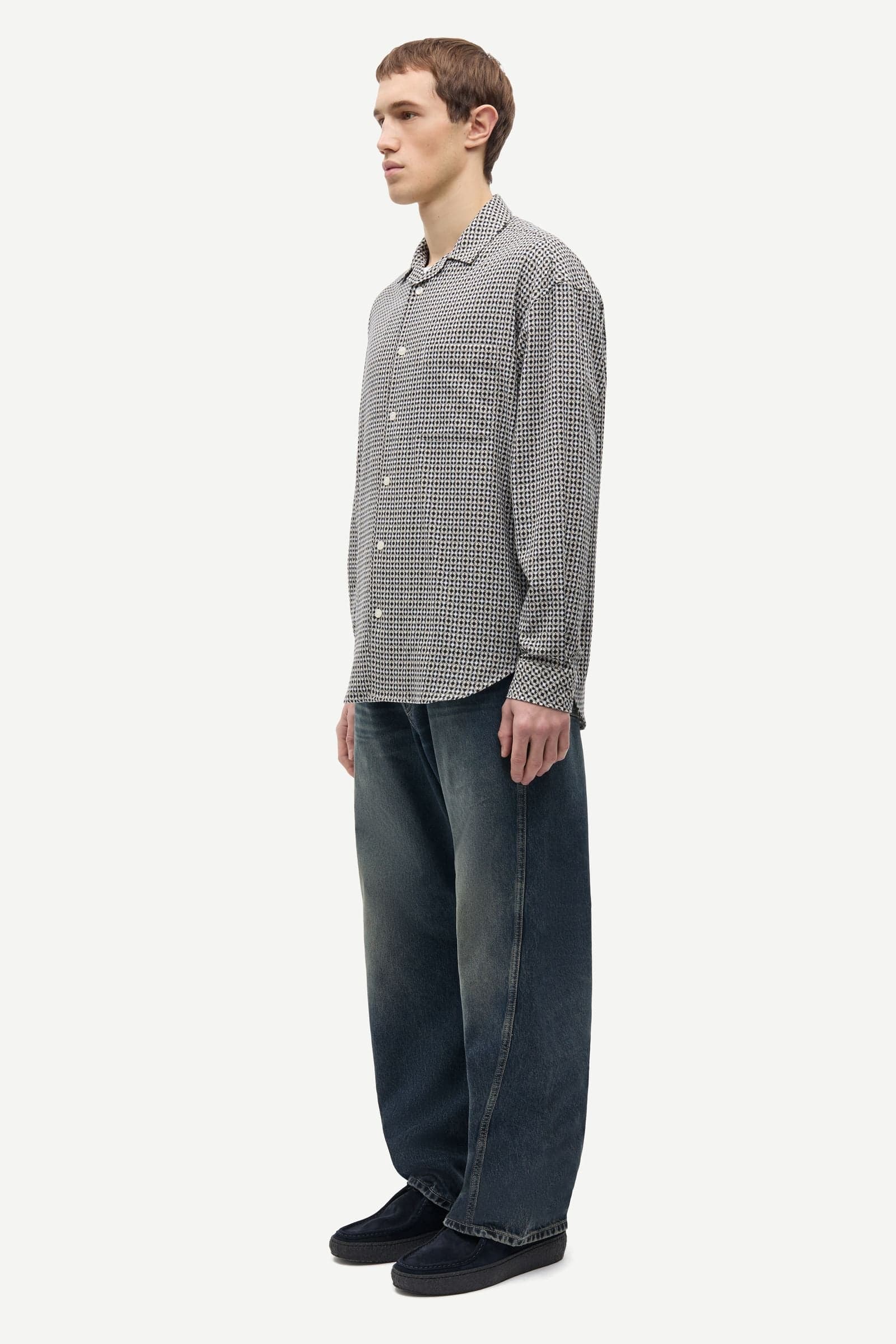 Saluan AJ shirt 16197 Cream Floor