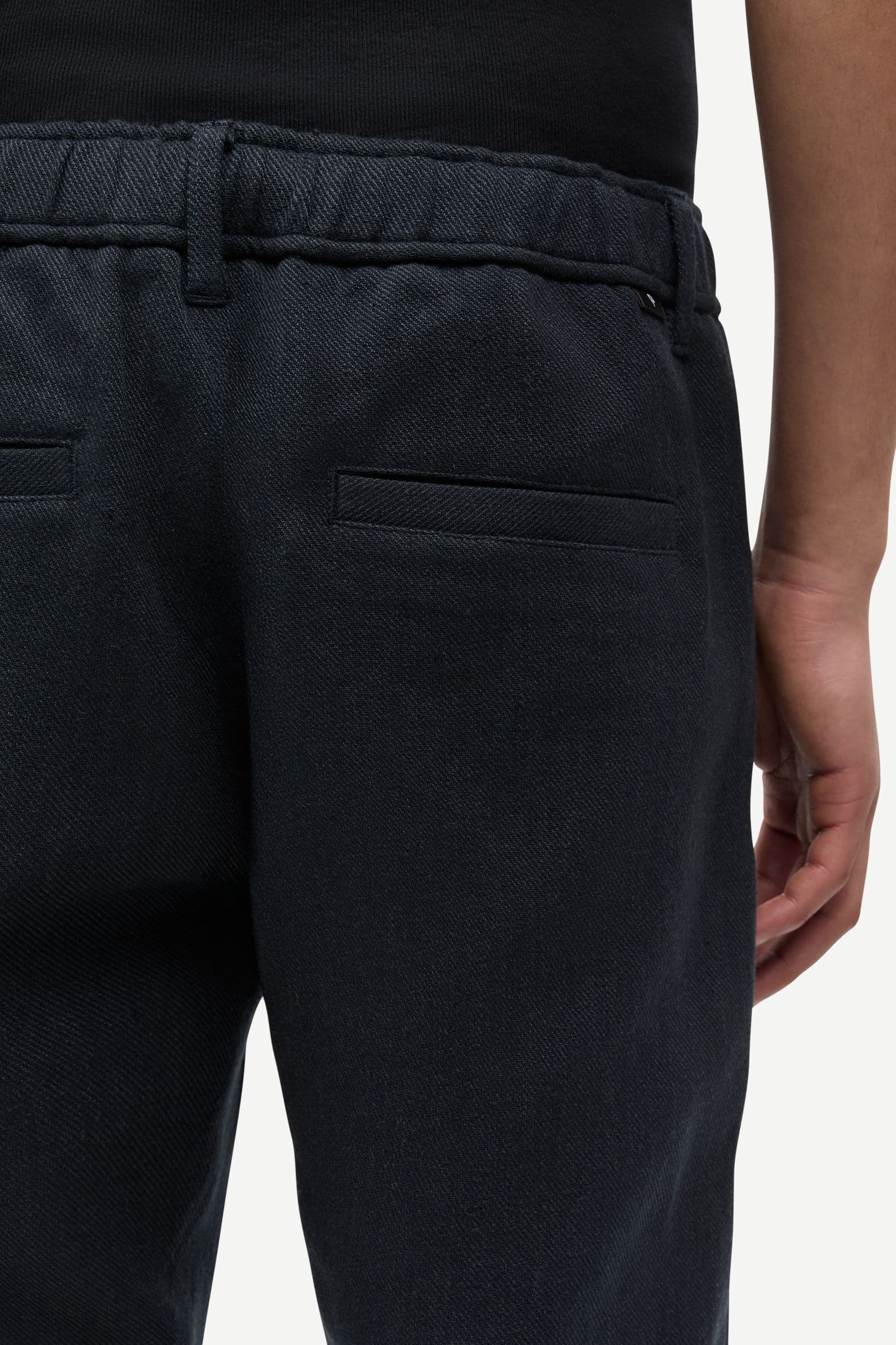 Sajabari fly P trousers 16201 Dark Grey Mel.