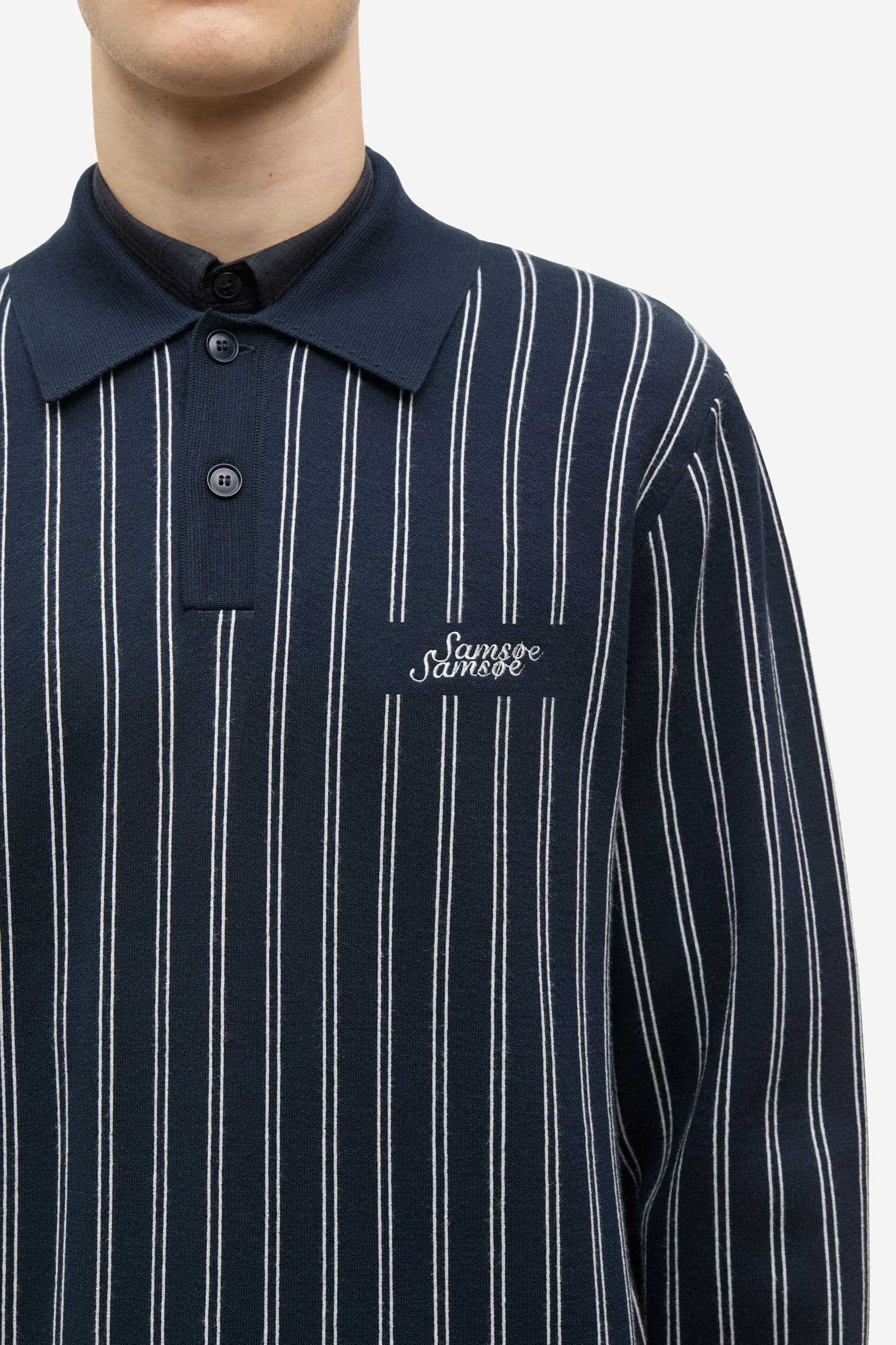 Samatt polo 15825 Salute Pinstripe
