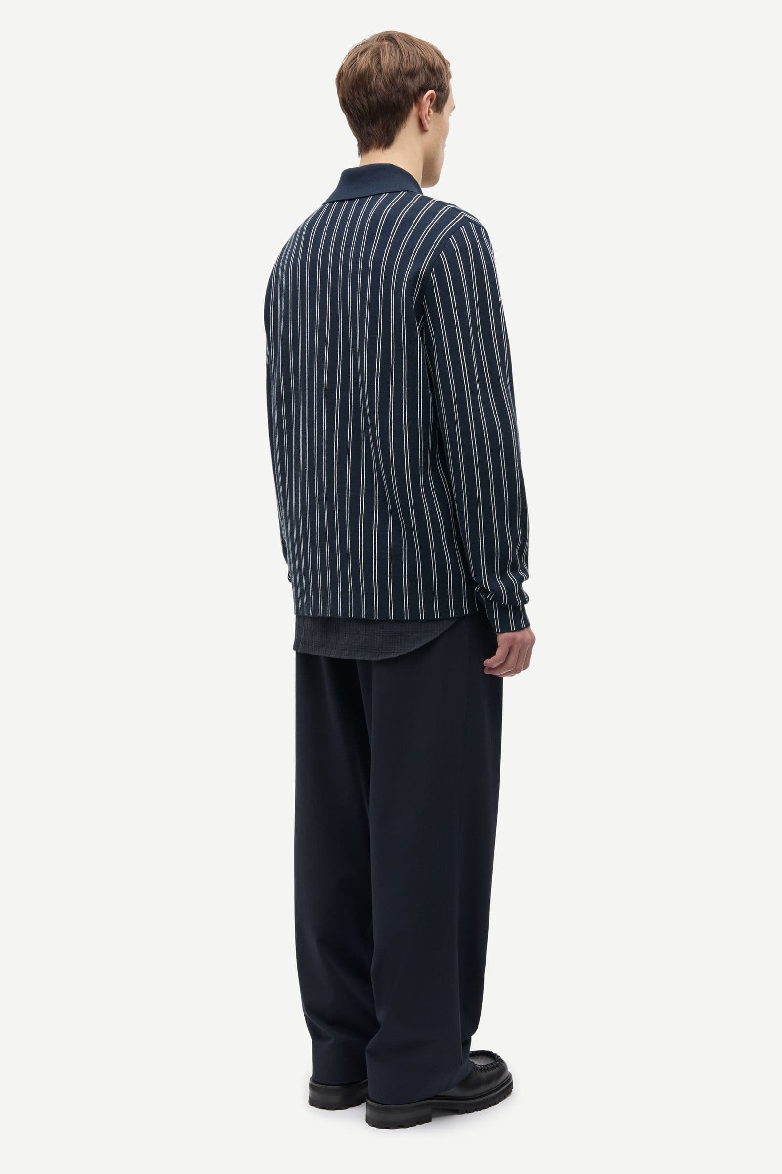 Samatt polo 15825 Salute Pinstripe