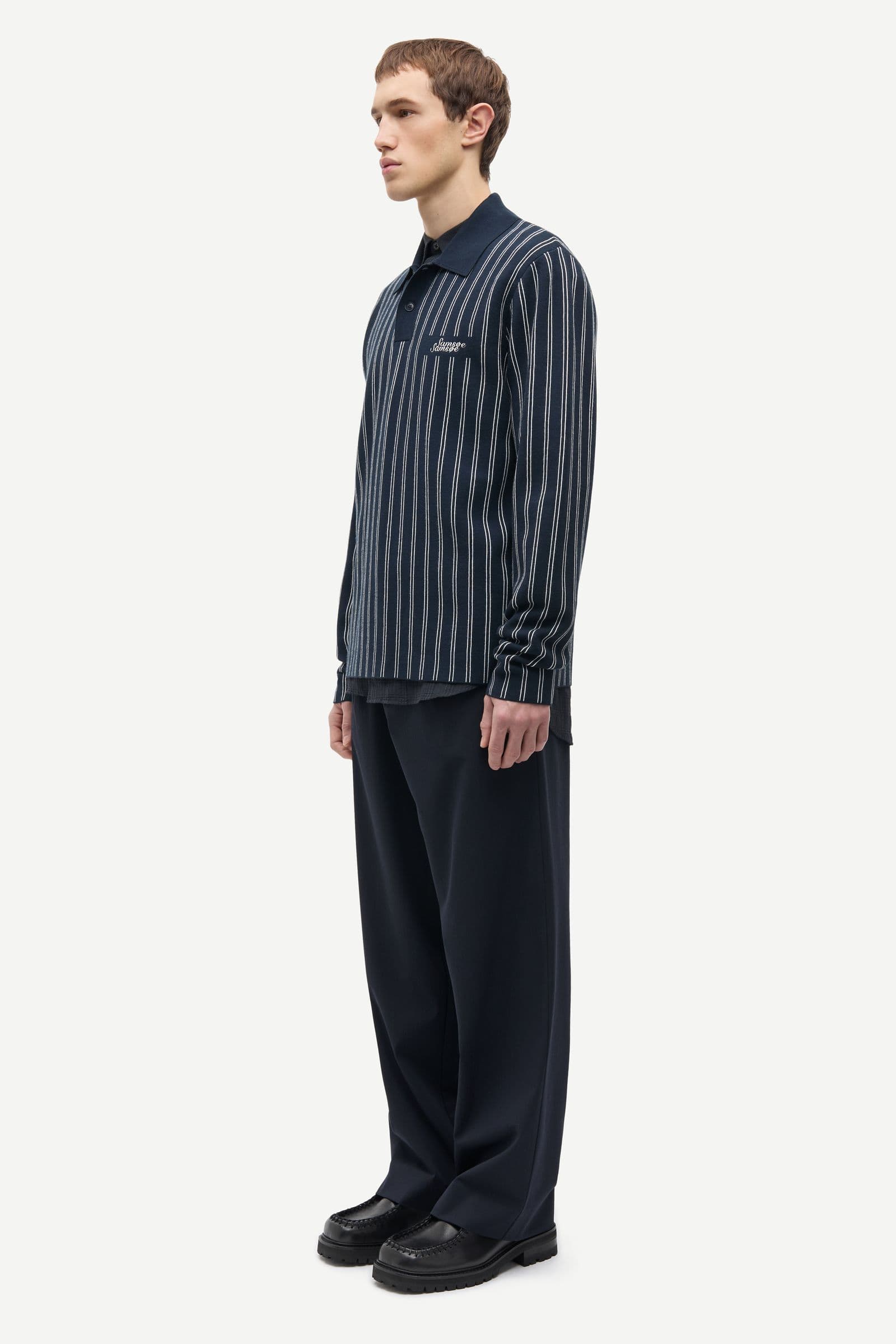 Samatt polo 15825 Salute Pinstripe