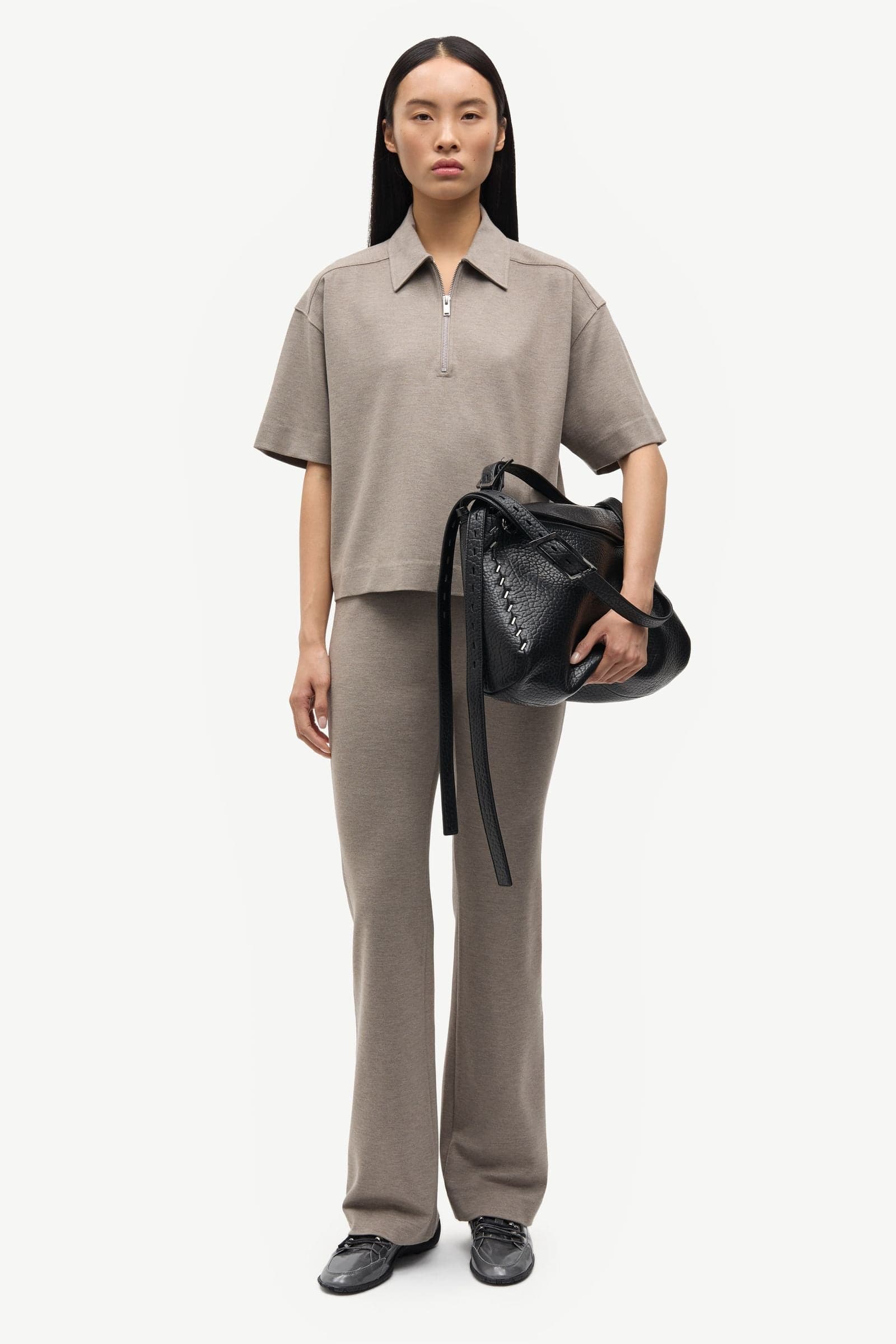 Saclay trousers 16206 Lead Gray Mel.
