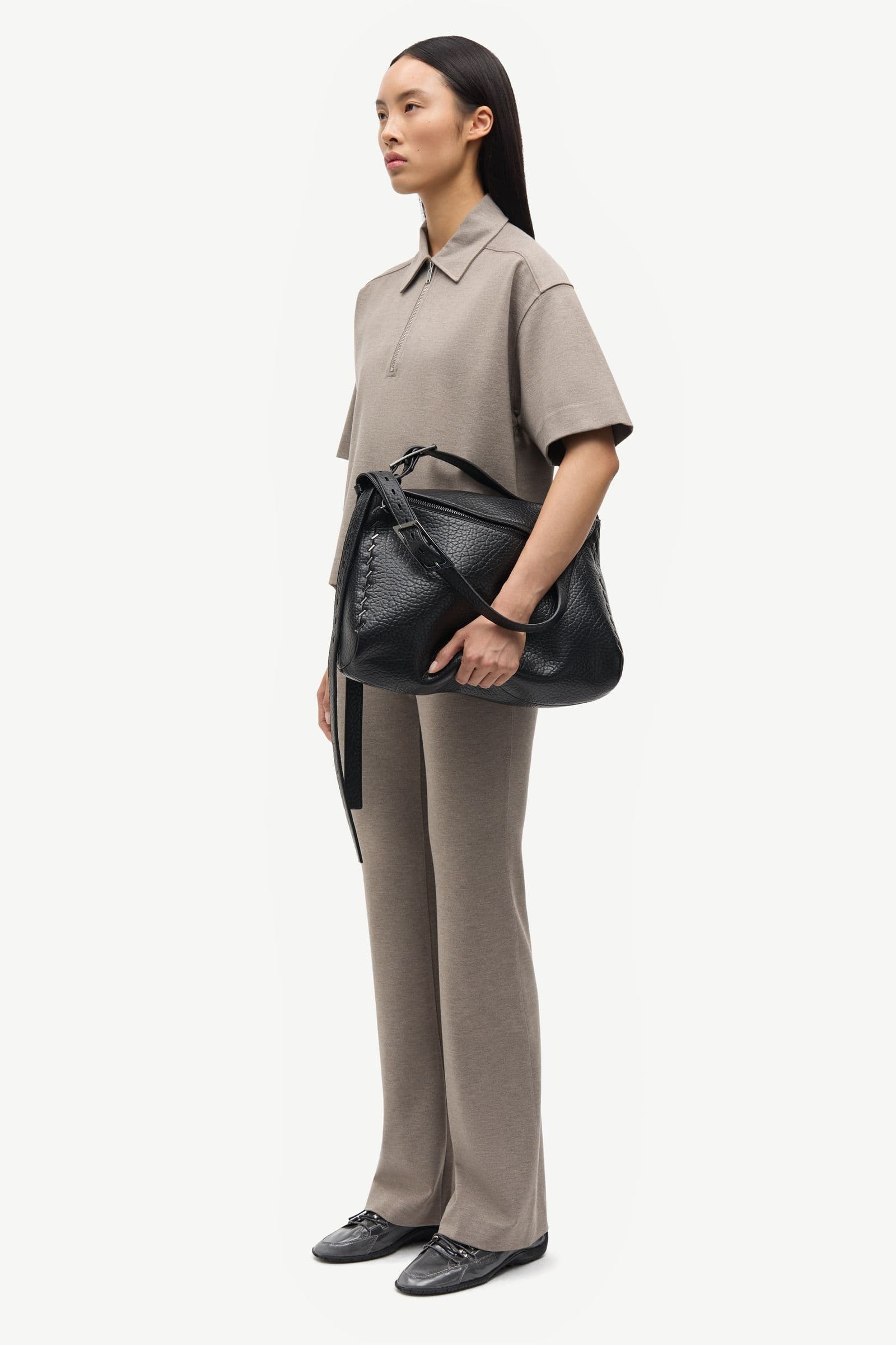 Saclay trousers 16206 Lead Gray Mel.