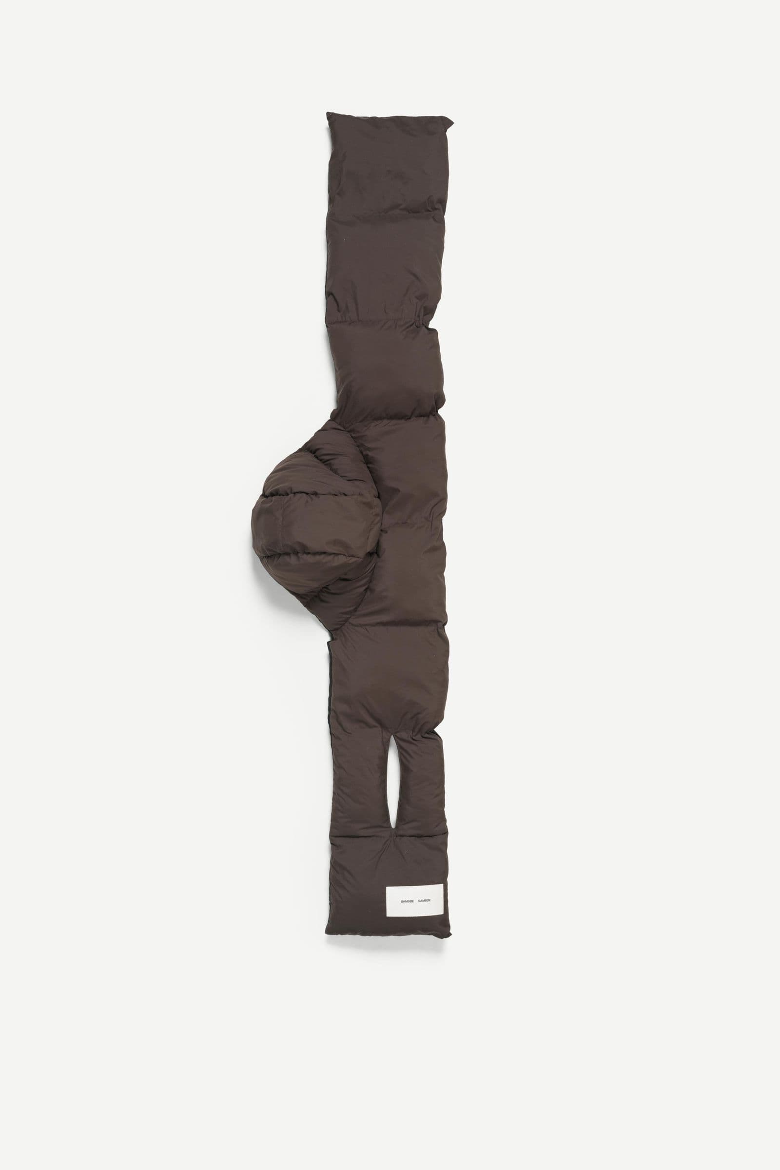 Satony hooded scarf 16159 Mulch