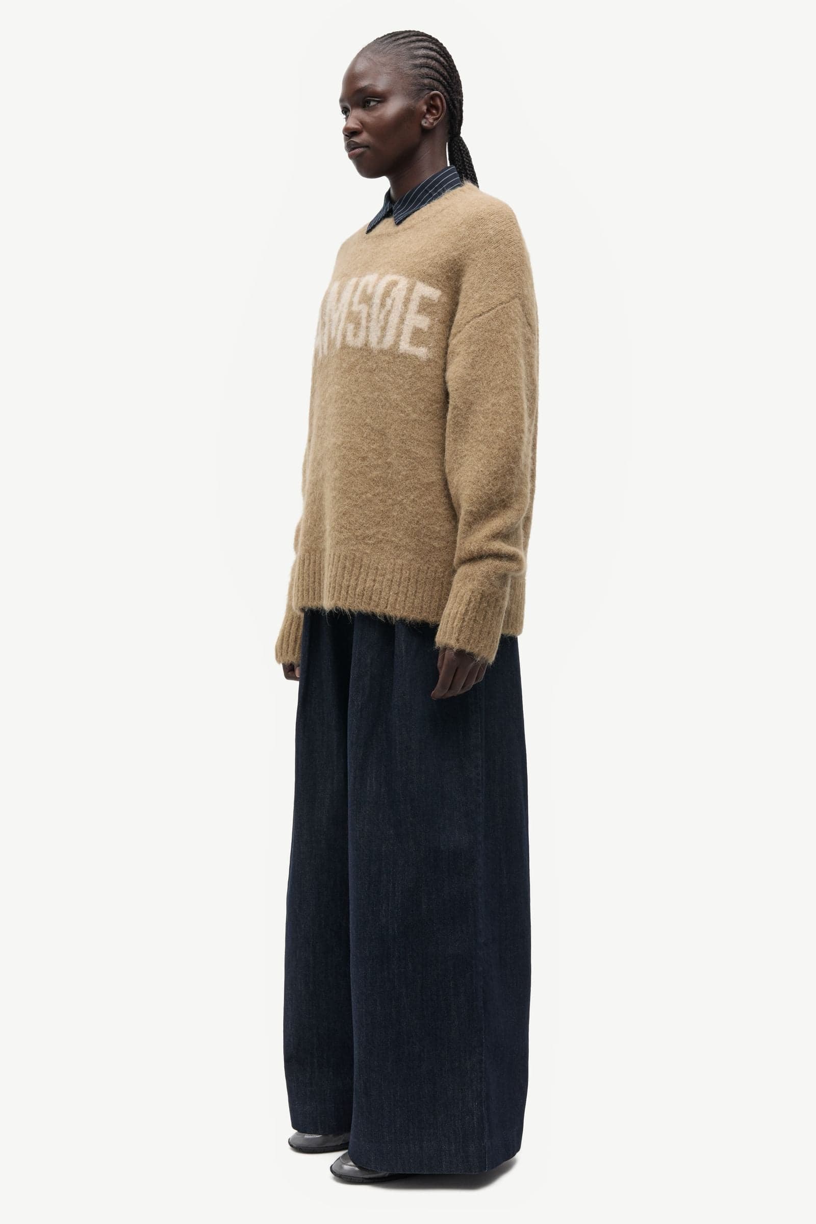 Sajeanne samsoe sweater 15425 Lead Gray