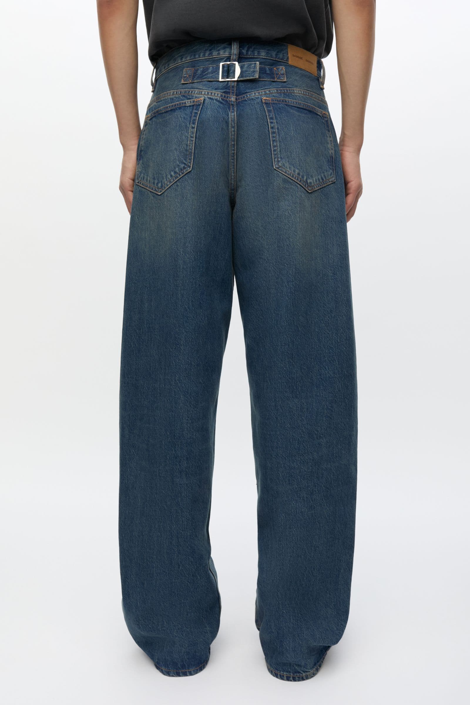 Satimothy buckle jeans 16141 Dark sephia