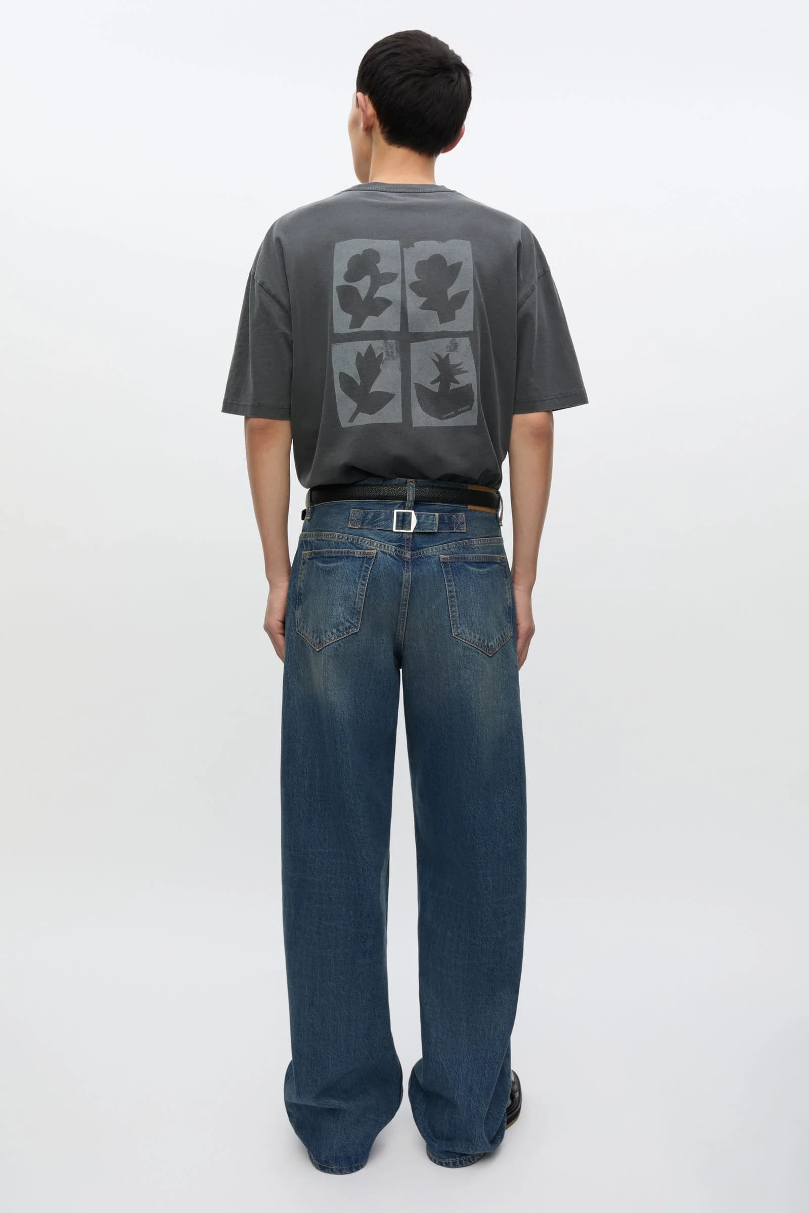 Satimothy buckle jeans 16141 Dark sephia