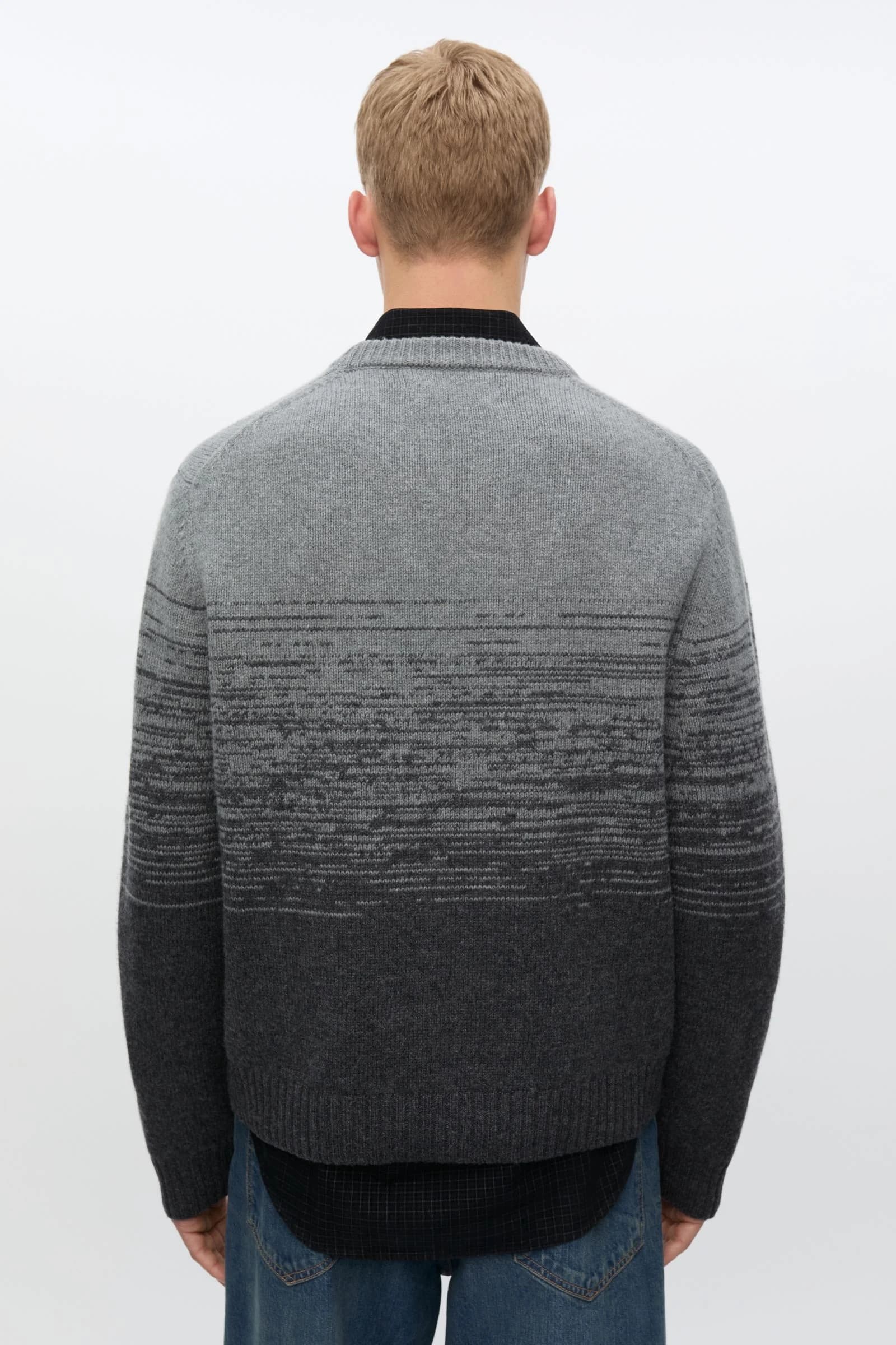 Sajones sweater 16097 Grey mel St
