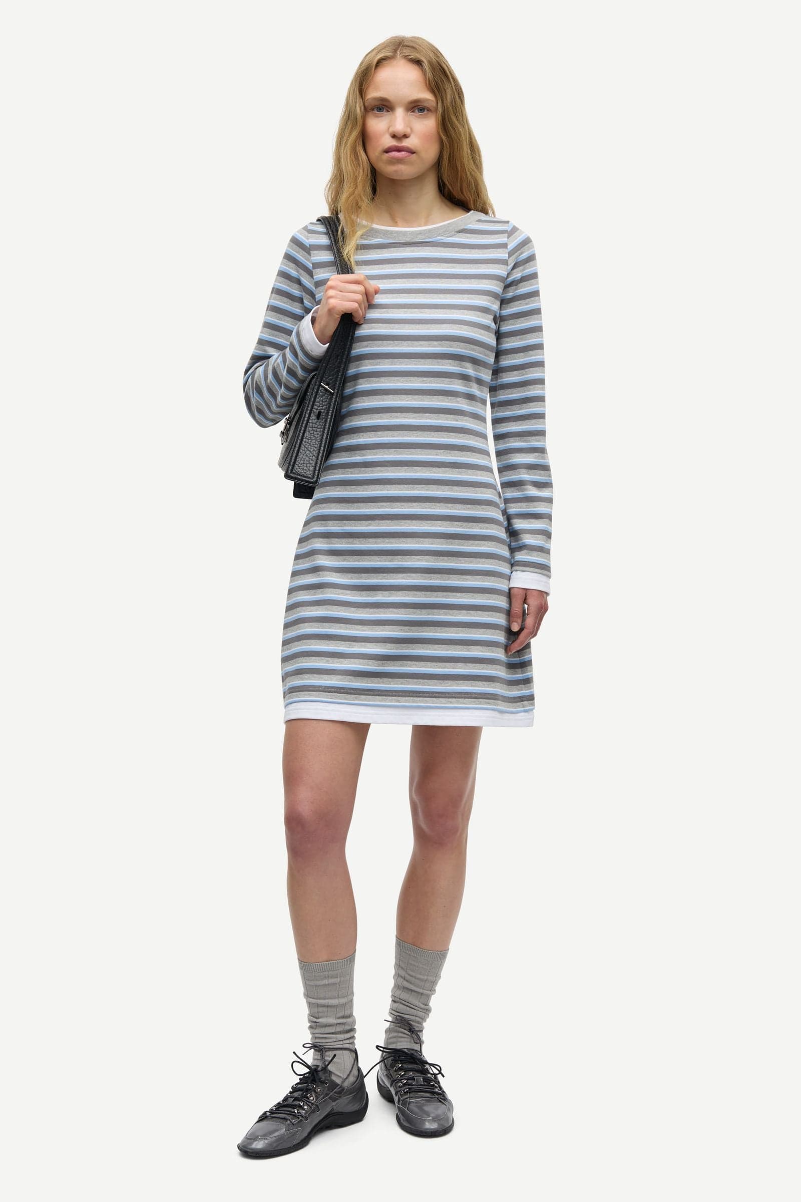Samadison dress 15512 Grey Blue St.