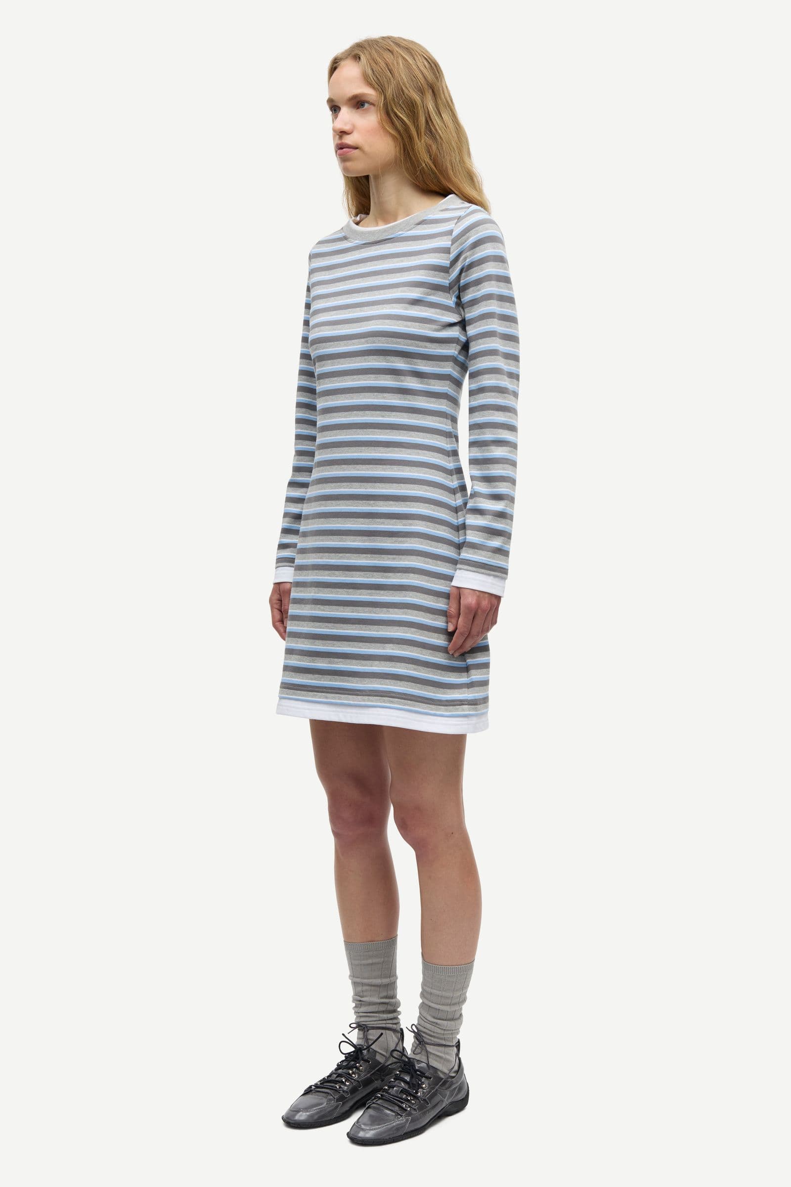 Samadison dress 15512 Grey Blue St.