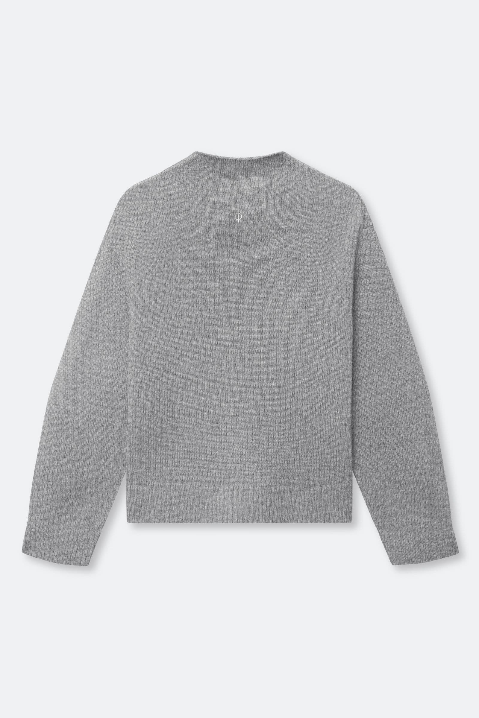 Sabrenda funnel neck 16535 Grey mel.