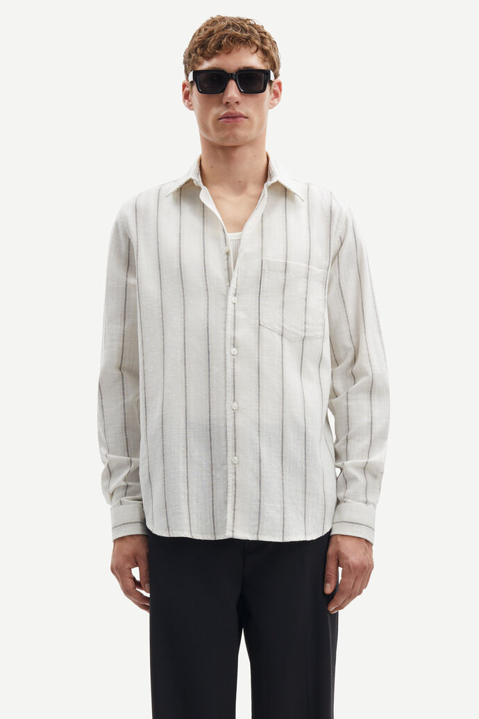Mens Casual Long Sleeve Button Down Shirts Cotton Striped Dress Shirts for  Men Regular Fit Summer Casual Shirts(Black,Medium) : : Fashion